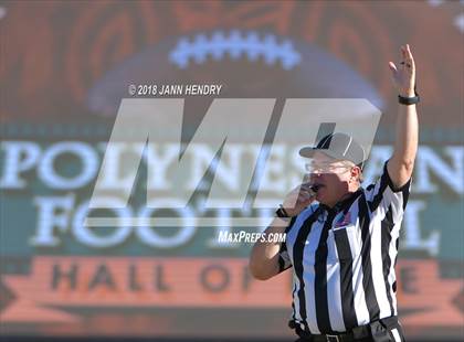 Thumbnail 1 in Chandler @ Faith Lutheran (Polynesian Football Classic) photogallery.