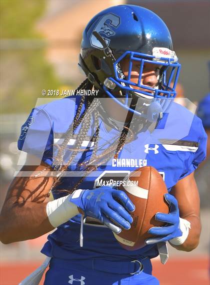 Thumbnail 3 in Chandler @ Faith Lutheran (Polynesian Football Classic) photogallery.