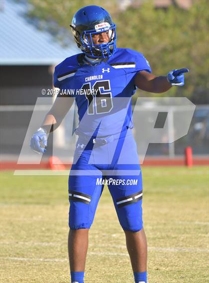 Thumbnail 1 in Chandler @ Faith Lutheran (Polynesian Football Classic) photogallery.