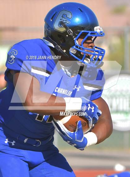 Thumbnail 2 in Chandler @ Faith Lutheran (Polynesian Football Classic) photogallery.