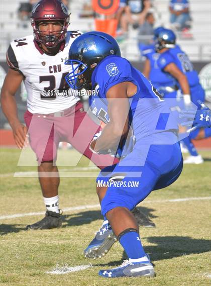 Thumbnail 1 in Chandler @ Faith Lutheran (Polynesian Football Classic) photogallery.