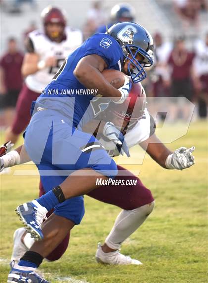 Thumbnail 3 in Chandler @ Faith Lutheran (Polynesian Football Classic) photogallery.