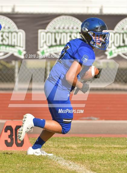 Thumbnail 1 in Chandler @ Faith Lutheran (Polynesian Football Classic) photogallery.