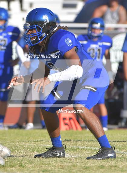 Thumbnail 3 in Chandler @ Faith Lutheran (Polynesian Football Classic) photogallery.