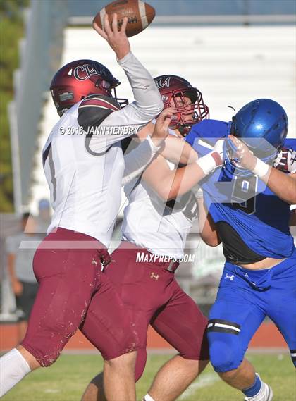 Thumbnail 1 in Chandler @ Faith Lutheran (Polynesian Football Classic) photogallery.
