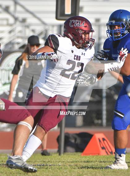 Thumbnail 3 in Chandler @ Faith Lutheran (Polynesian Football Classic) photogallery.