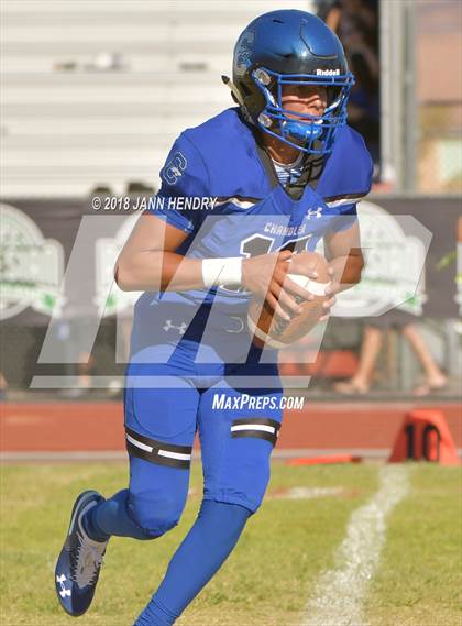 Thumbnail 3 in Chandler @ Faith Lutheran (Polynesian Football Classic) photogallery.