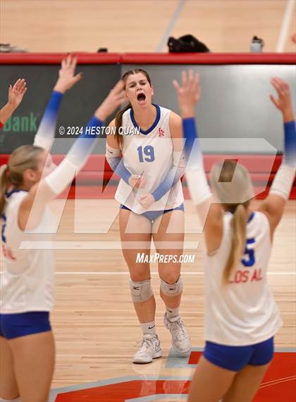 Thumbnail 2 in Los Alamitos @ Mater Dei (CIF-SS D1 Playoffs) photogallery.