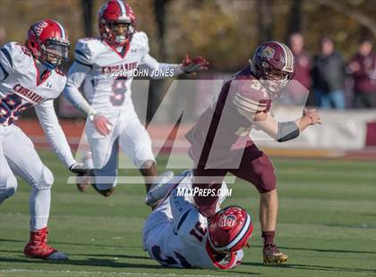 Thumbnail 1 in Monsignor Farrell vs. Archbishop Stepinac (NYCHSFL AAA Semifinal) photogallery.