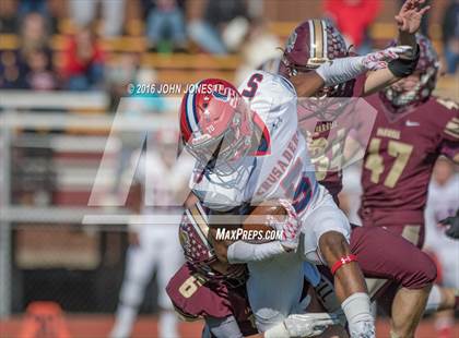 Thumbnail 1 in Monsignor Farrell vs. Archbishop Stepinac (NYCHSFL AAA Semifinal) photogallery.