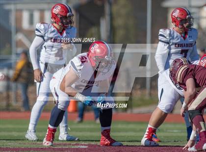 Thumbnail 2 in Monsignor Farrell vs. Archbishop Stepinac (NYCHSFL AAA Semifinal) photogallery.