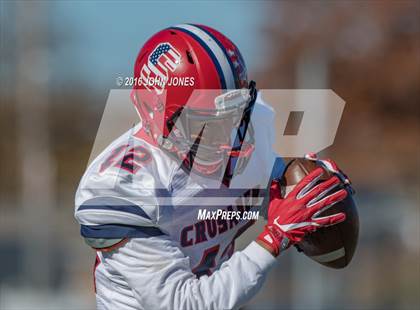 Thumbnail 3 in Monsignor Farrell vs. Archbishop Stepinac (NYCHSFL AAA Semifinal) photogallery.