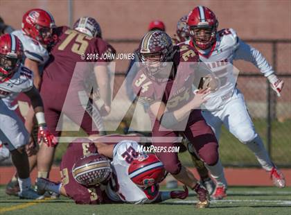 Thumbnail 3 in Monsignor Farrell vs. Archbishop Stepinac (NYCHSFL AAA Semifinal) photogallery.