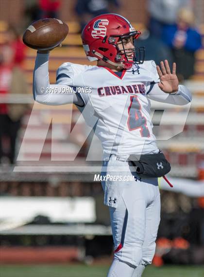 Thumbnail 1 in Monsignor Farrell vs. Archbishop Stepinac (NYCHSFL AAA Semifinal) photogallery.