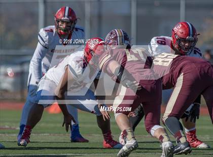 Thumbnail 3 in Monsignor Farrell vs. Archbishop Stepinac (NYCHSFL AAA Semifinal) photogallery.