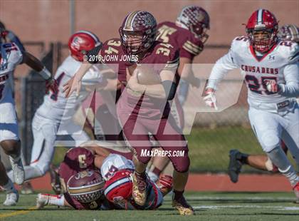 Thumbnail 1 in Monsignor Farrell vs. Archbishop Stepinac (NYCHSFL AAA Semifinal) photogallery.