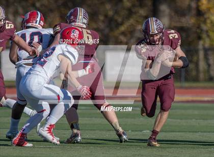 Thumbnail 1 in Monsignor Farrell vs. Archbishop Stepinac (NYCHSFL AAA Semifinal) photogallery.