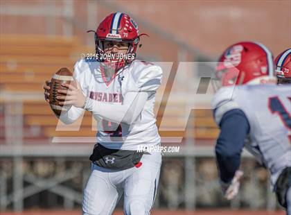 Thumbnail 3 in Monsignor Farrell vs. Archbishop Stepinac (NYCHSFL AAA Semifinal) photogallery.