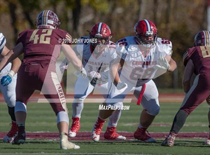 Thumbnail 3 in Monsignor Farrell vs. Archbishop Stepinac (NYCHSFL AAA Semifinal) photogallery.