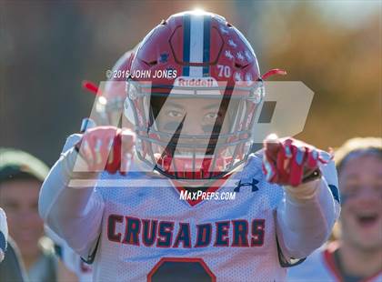 Thumbnail 1 in Monsignor Farrell vs. Archbishop Stepinac (NYCHSFL AAA Semifinal) photogallery.