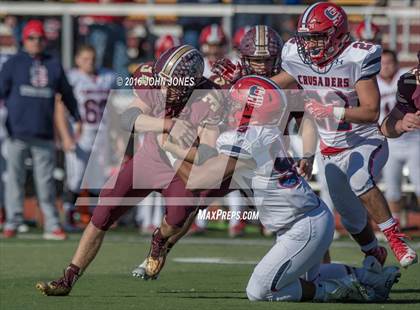 Thumbnail 2 in Monsignor Farrell vs. Archbishop Stepinac (NYCHSFL AAA Semifinal) photogallery.