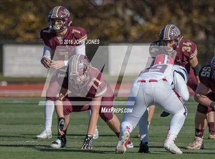 Thumbnail 3 in Monsignor Farrell vs. Archbishop Stepinac (NYCHSFL AAA Semifinal) photogallery.