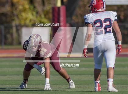 Thumbnail 2 in Monsignor Farrell vs. Archbishop Stepinac (NYCHSFL AAA Semifinal) photogallery.