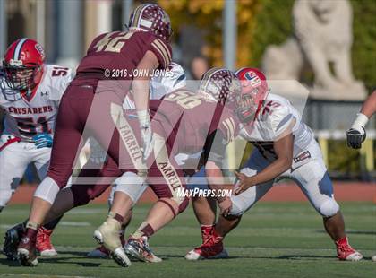 Thumbnail 2 in Monsignor Farrell vs. Archbishop Stepinac (NYCHSFL AAA Semifinal) photogallery.