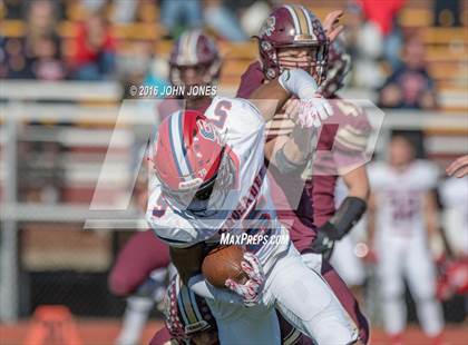 Thumbnail 2 in Monsignor Farrell vs. Archbishop Stepinac (NYCHSFL AAA Semifinal) photogallery.