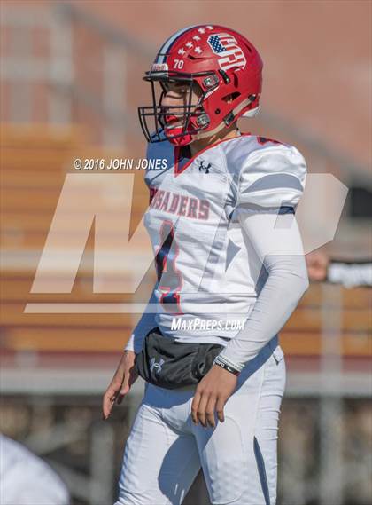 Thumbnail 2 in Monsignor Farrell vs. Archbishop Stepinac (NYCHSFL AAA Semifinal) photogallery.
