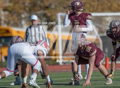 Thumbnail 2 in Monsignor Farrell vs. Archbishop Stepinac (NYCHSFL AAA Semifinal) photogallery.