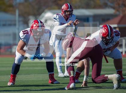 Thumbnail 2 in Monsignor Farrell vs. Archbishop Stepinac (NYCHSFL AAA Semifinal) photogallery.