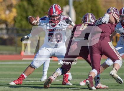 Thumbnail 2 in Monsignor Farrell vs. Archbishop Stepinac (NYCHSFL AAA Semifinal) photogallery.