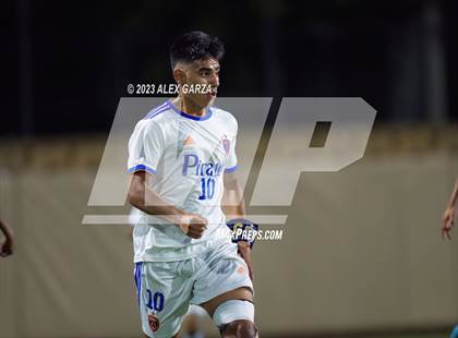 Thumbnail 3 in San Elizario vs Hidalgo Early College (UIL 4A Soccer Semifinal) photogallery.