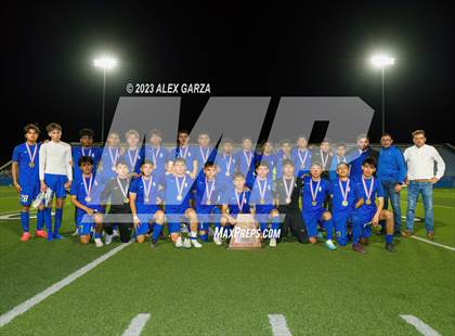 Thumbnail 3 in San Elizario vs Hidalgo Early College (UIL 4A Soccer Semifinal) photogallery.