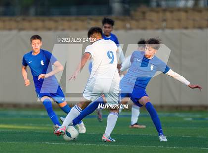 Thumbnail 2 in San Elizario vs Hidalgo Early College (UIL 4A Soccer Semifinal) photogallery.