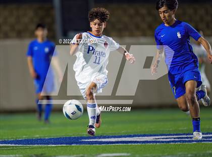 Thumbnail 1 in San Elizario vs Hidalgo Early College (UIL 4A Soccer Semifinal) photogallery.