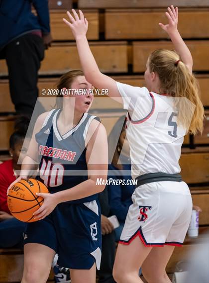 Thumbnail 2 in Freedom Christian Academy vs Terry Sanford (MLK Dream Jam at Terry Sanford) photogallery.