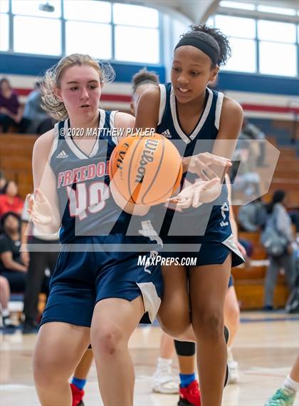Thumbnail 2 in Freedom Christian Academy vs Terry Sanford (MLK Dream Jam at Terry Sanford) photogallery.