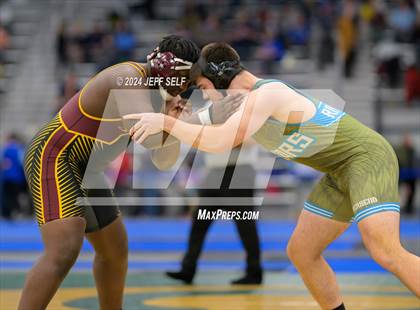 Thumbnail 1 in VHSL Class 5 State Championships 285lbs Final photogallery.