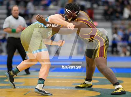 Thumbnail 3 in VHSL Class 5 State Championships 285lbs Final photogallery.