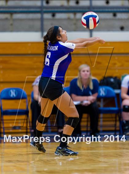 Thumbnail 2 in Samuel Clemens vs Warren (NISD Volleyball Tournament) photogallery.