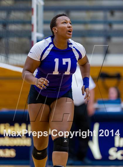 Thumbnail 3 in Samuel Clemens vs Warren (NISD Volleyball Tournament) photogallery.