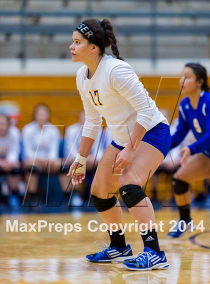 Thumbnail 1 in Samuel Clemens vs Warren (NISD Volleyball Tournament) photogallery.