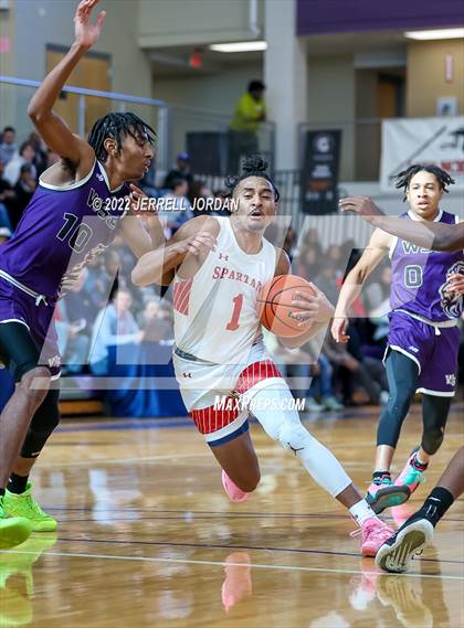 Thumbnail 3 in The Burlington School vs Winston-Salem Christian (John Wall Holiday Invitational) photogallery.