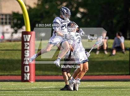 Thumbnail 3 in St. John's Prep vs. Hingham (MIAA Division 1 Semifinal) photogallery.