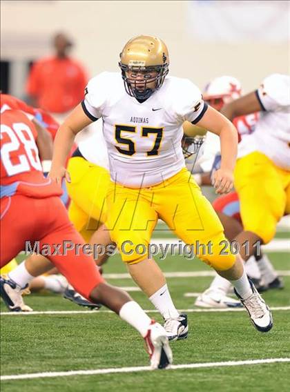 Thumbnail 1 in St. Thomas Aquinas vs Skyline (Kirk Herbstreit National Kickoff Classic) photogallery.
