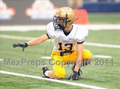 Thumbnail 2 in St. Thomas Aquinas vs Skyline (Kirk Herbstreit National Kickoff Classic) photogallery.