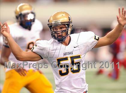 Thumbnail 2 in St. Thomas Aquinas vs Skyline (Kirk Herbstreit National Kickoff Classic) photogallery.