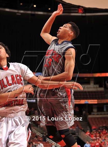 Thumbnail 1 in Village Christian vs. Great Oak (CIF SS D1AA Final) photogallery.